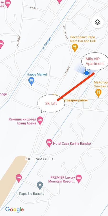 Mila Vip Apartment Bansko Esterno foto